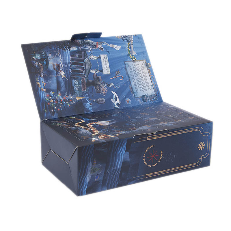 Creative Mysterious Design Flip Lid Luxury Collapsible Solid Rigid Wine Wedding Gift Boxes Cardboard Packaging