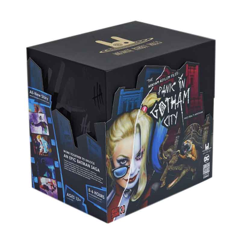 Funny Cool Girl 3D Look Gift Game Emballasje Tilpasset sammenleggbar kartong Tuck End Kraft tilpasset papir stiv boks