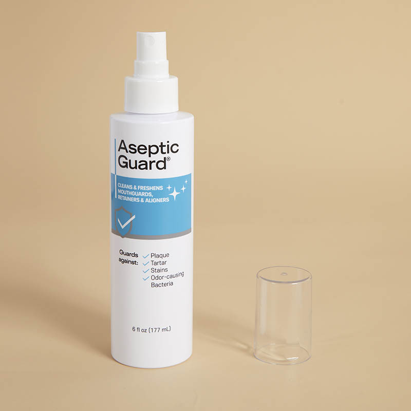 Nytt design Medical Atomizer Sprayer Hvitfarge Plasic Halssprøyte Oral Sprayflaske med klart lokk