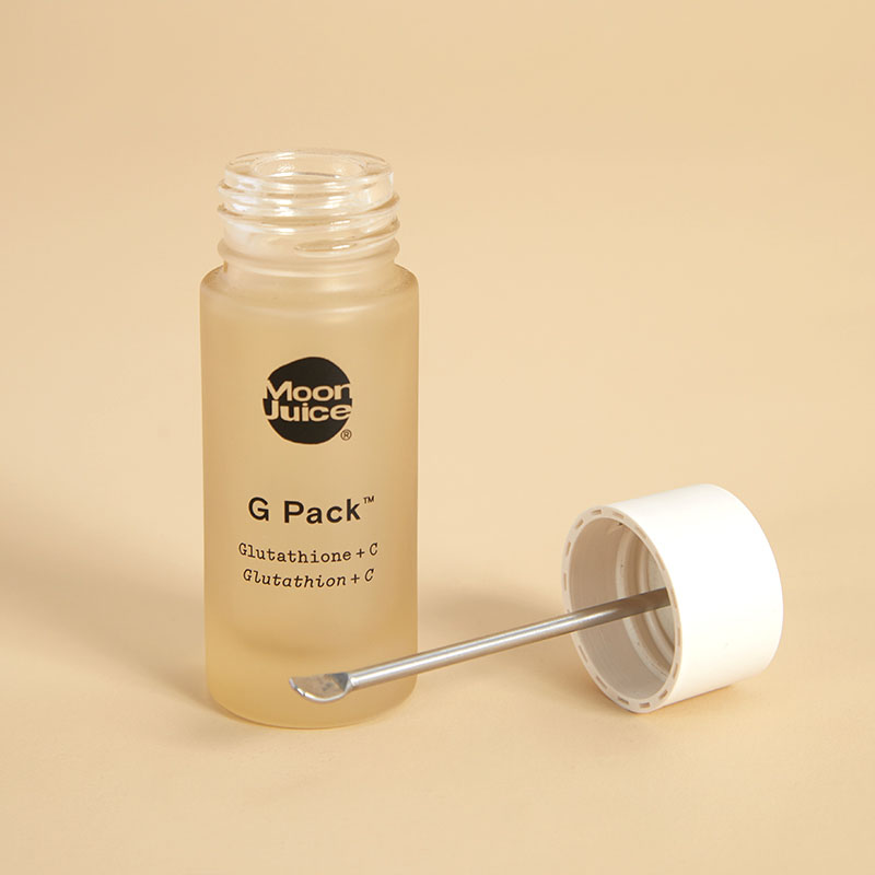 15ml Clear Glass Tubular Medicine Powder Containers Amber Glass Vial With Spoon Jar Glass