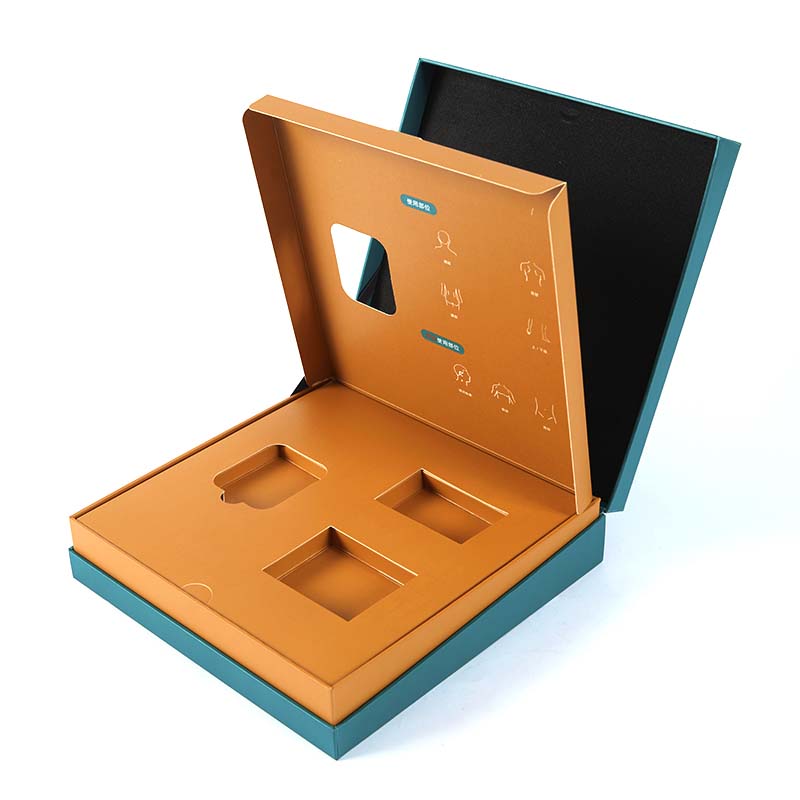 Venda a l'engròs de productes electrònics personalitzats Caixes de regal de cartró de paper Tapa Frontissa Base Caixa de presentació d'embalatge de closca amb finestra