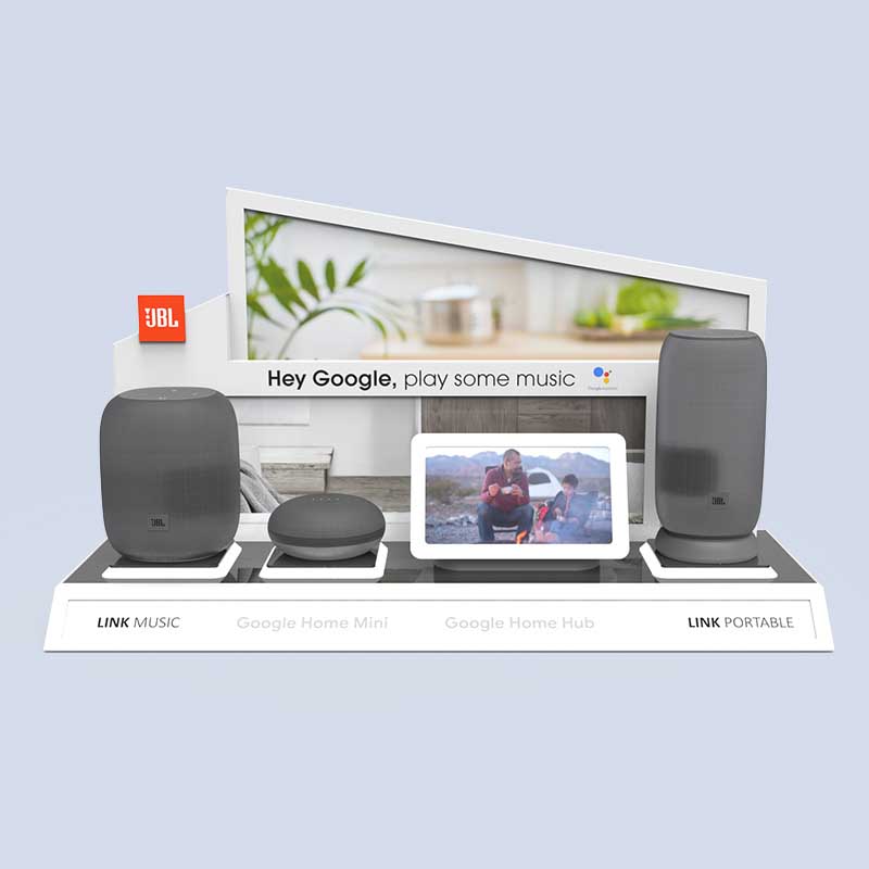 Acrylic Electronics Product Security Desktop Transparent Show Car Audio Demo Board Display Stand Rack