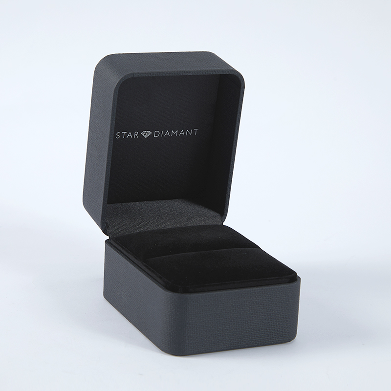 אריזת תכשיטים מותאמים אישית פופולרי נייר מפואר עץ טבעת יהלום שעון תכשיטי אריזות קופסאות מתנה קשיחה להצעה יום נישואין
