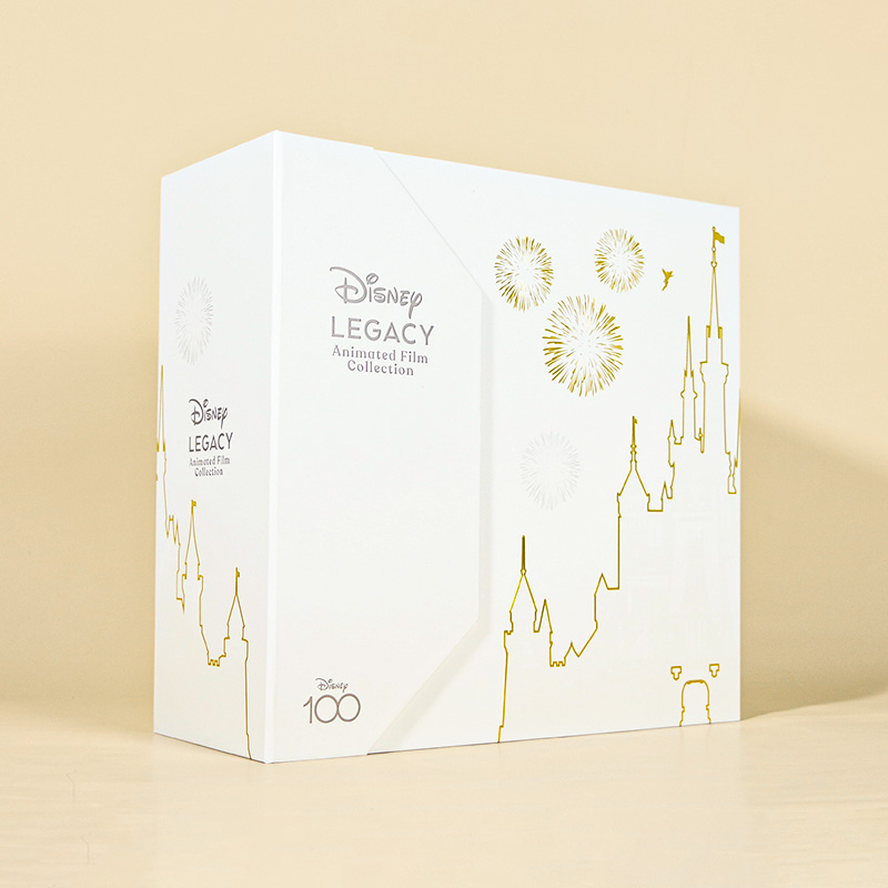 Special-shaped Disney’s 100th Anniversary Legacy Animated Film Collection Limited Edition Custom UV Logo Luxury Packaging Box Book Box Presentation Box