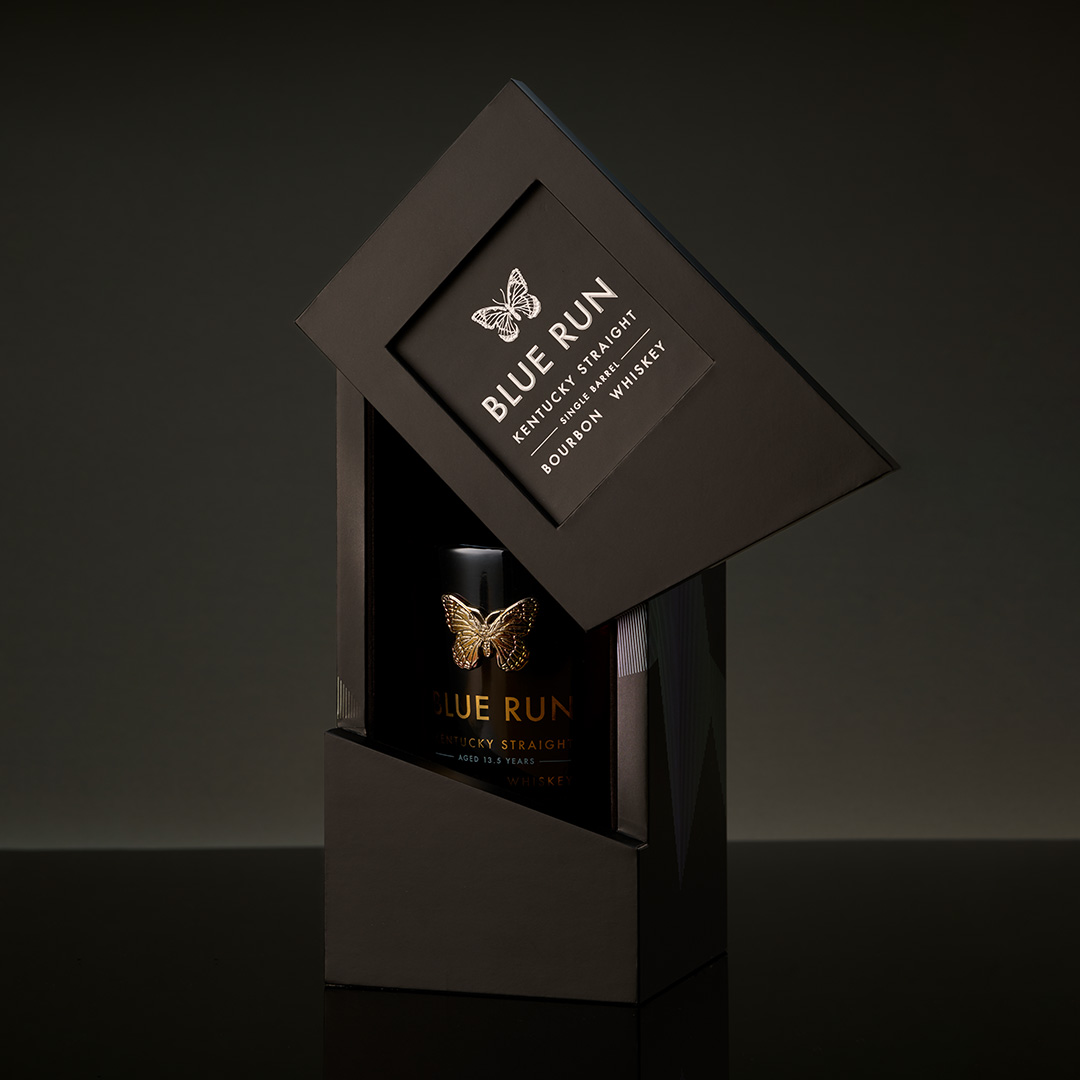Unique Rotate Opening Antique Wooden Premium Matte Black Gift Wine Bottle Packaging Box Gift Wine Box